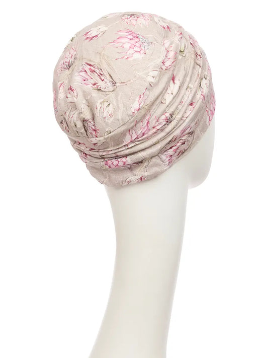 Magnolia linen zen beanie