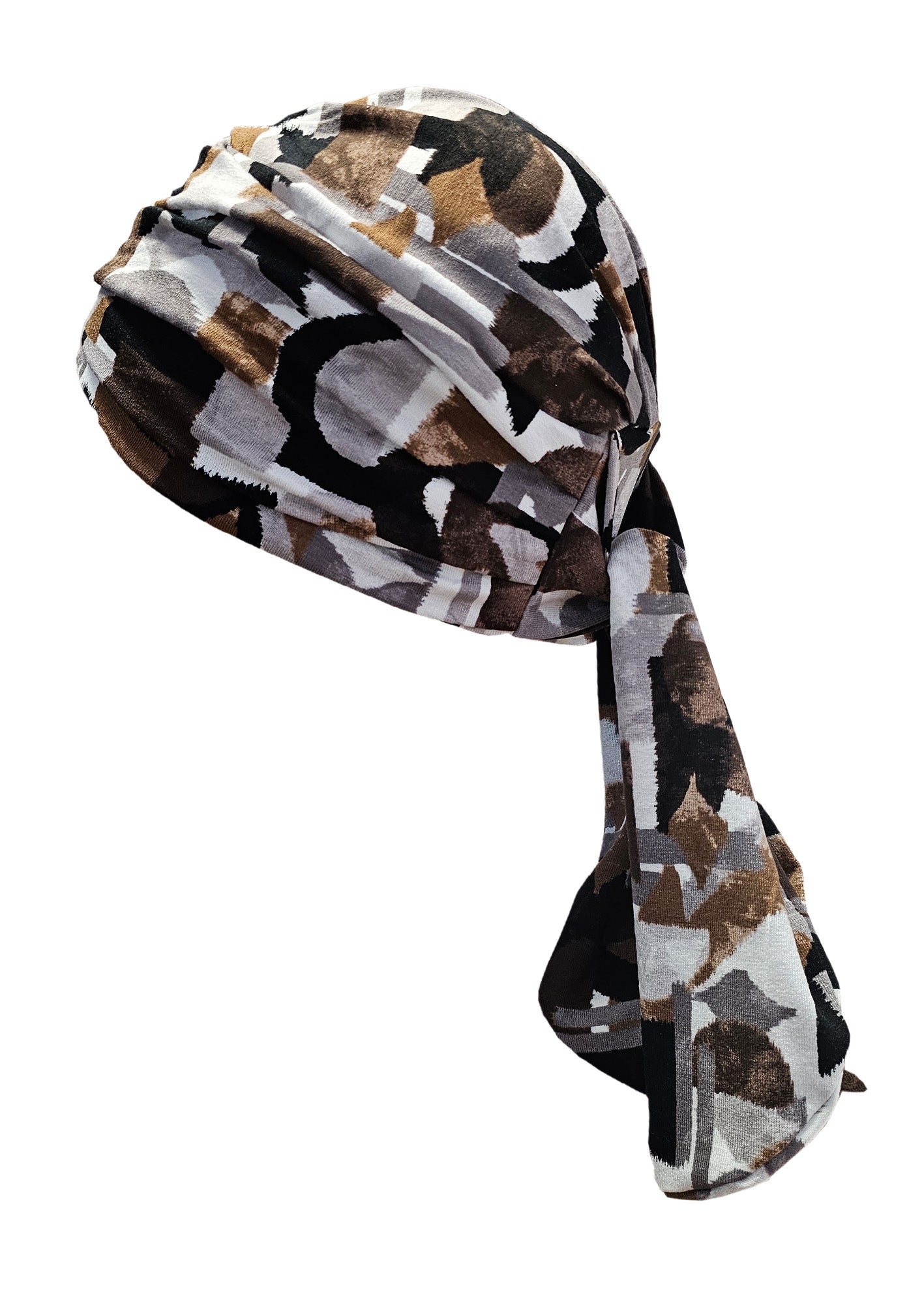 Turban mit Madrid-Print