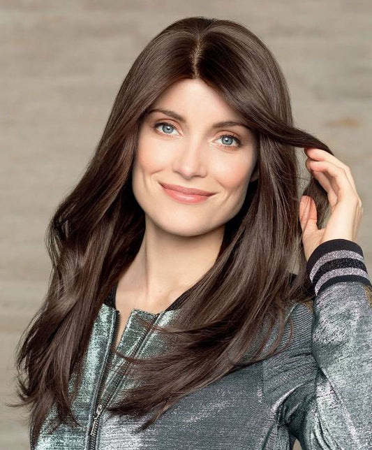 Perruque femme Exclusiv Light Long HH, longue et naturelle, glamour et féminine, idéale pour dissimuler pelade et alopécie.