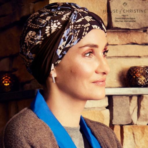 Bonnet Easy de Christine Headwear, élégant et féminin, idéal pour pelade ou perte de cheveux après chimio, confortable au quotidien.