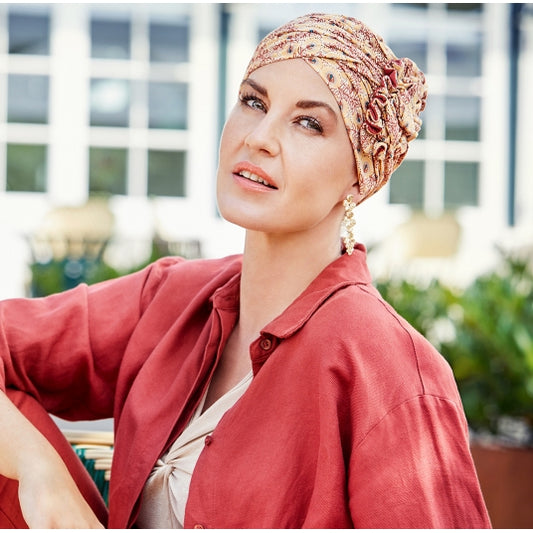 Bonnet bambou Christine Headwear, doux et soyeux, parfait pour pelade ou chute de cheveux après chimio, pour confort et style au quotidien.