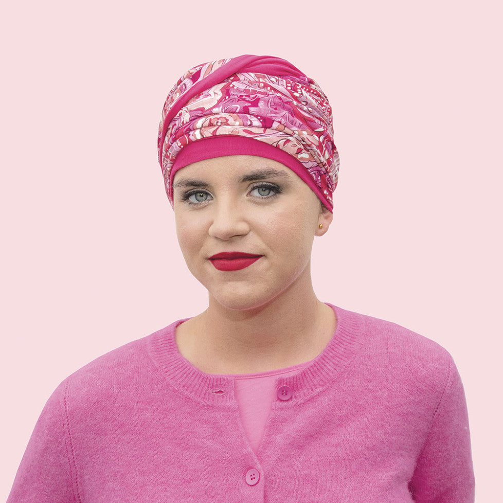Bonnet chimio Nadia MM Paris, coloris Tagada