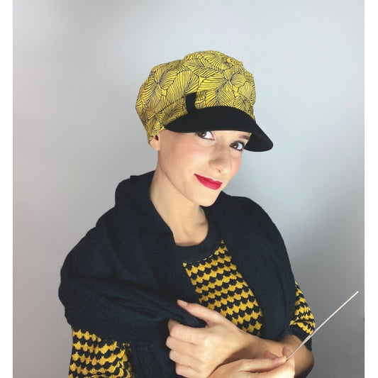 Casquette chimio Hugo en 100 % coton, légère et douce, idéale pour pelade ou perte de cheveux après chimiothérapie.