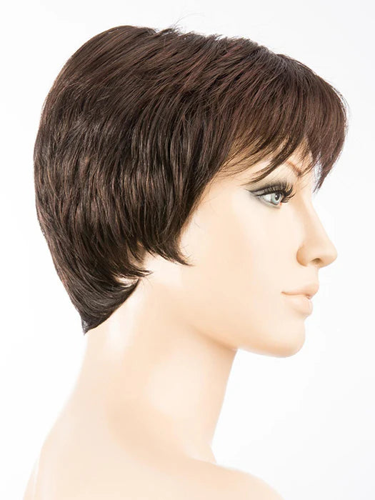 Perruque Carol Ellen Wille, coloris Light Espresso, vue de profil