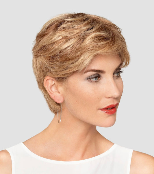 Perruque 100 % cheveux naturels Remy Hair – texture douce, durable, coiffable au lisseur ou brushing pour un rendu naturel