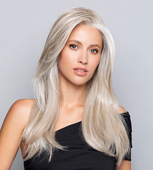 Perruque Nature Deluxe Long Gisela Mayer wigs, longue et lisse, dégradé subtil, look naturel et confortable