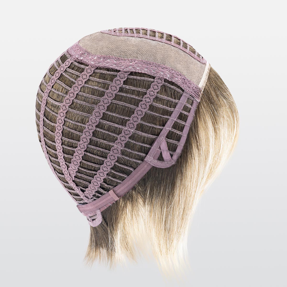 Perruque Fresh Mono Ellen Wille, coloris Sandy Blonde Rooted, vue de profil