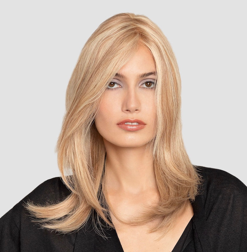 Perruque Glamour Small HH Gisela Mayer wigs – longue chevelure naturelle avec coiffant plat sur le dessus, 100 % Remy Hair pour un rendu élégant, raffiné et modulable, adaptée aux petites tailles et aux personnes touchées par l’alopécie