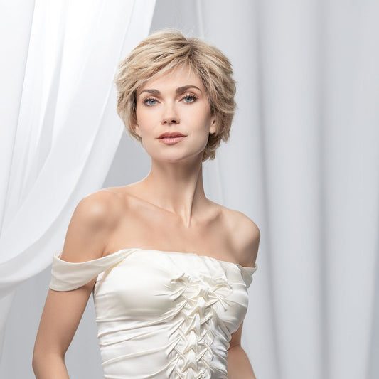 Perruque Impulse Soft Ellen Wille, coloris Champagne Rooted, vue de profil