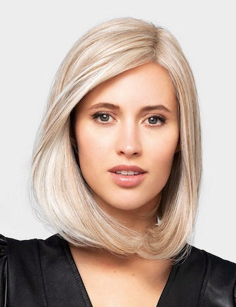 Perruque Lio Lace Part Gisela Mayer, cheveux mi-longs lisses, look élégant et naturel, idéale pour camoufler l'alopécie