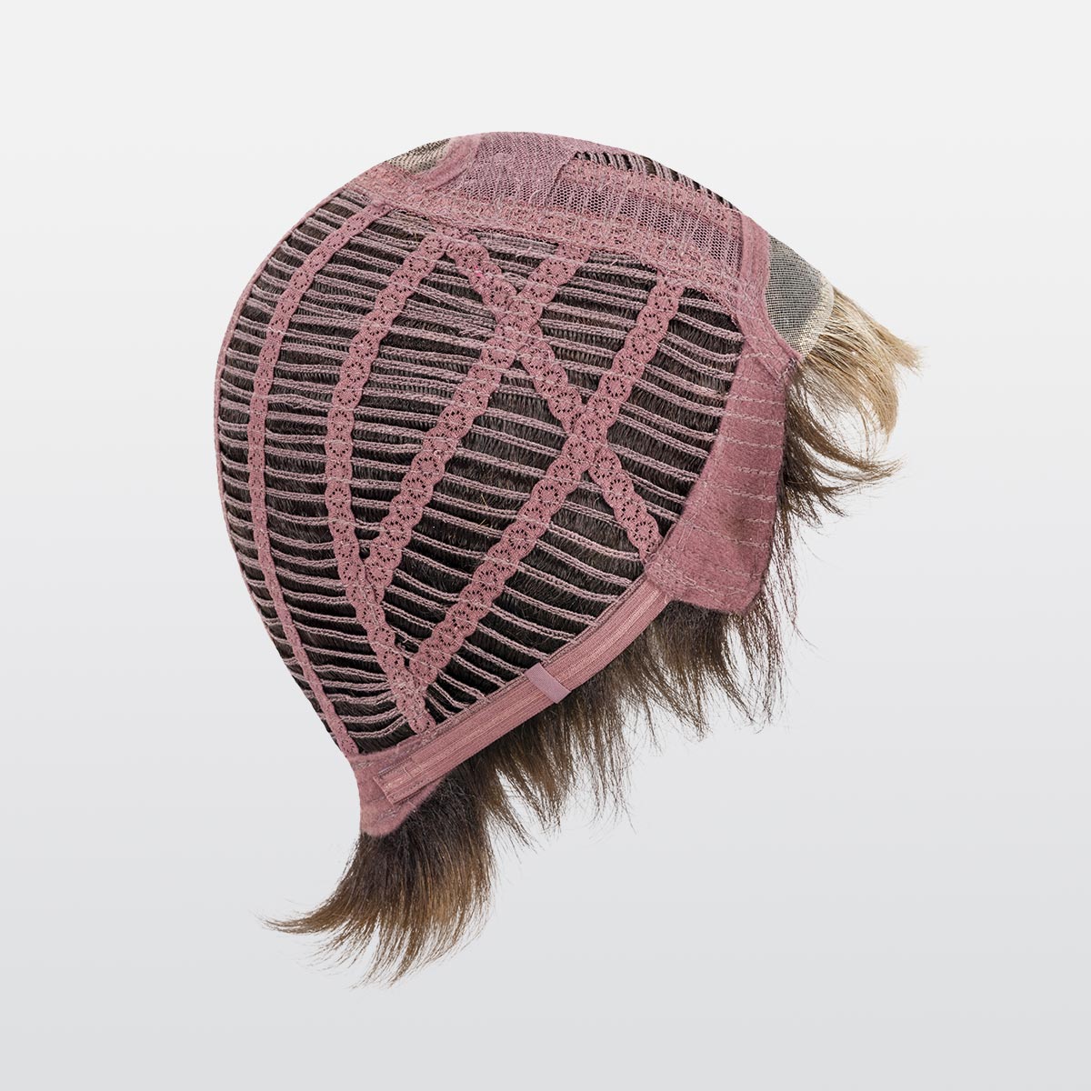 Perruque Risk Ellen Wille, coloris Tobacco Rooted, vue de profil