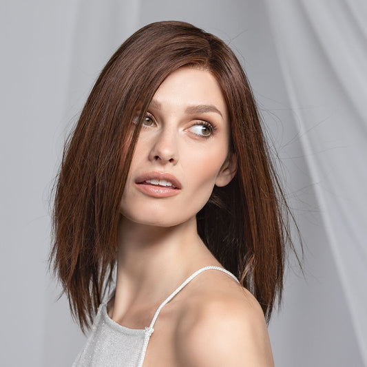 Perruque Trinity Plus Ellen Wille, coloris Dark Chocolate Mix, vue de profil