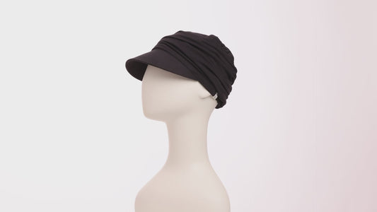 Solana Bamboo Cap Black