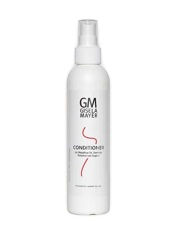Spray conditionneur Gisela Mayer pour cheveux synthétiques, protection contre la pollution, maintien et élasticité.