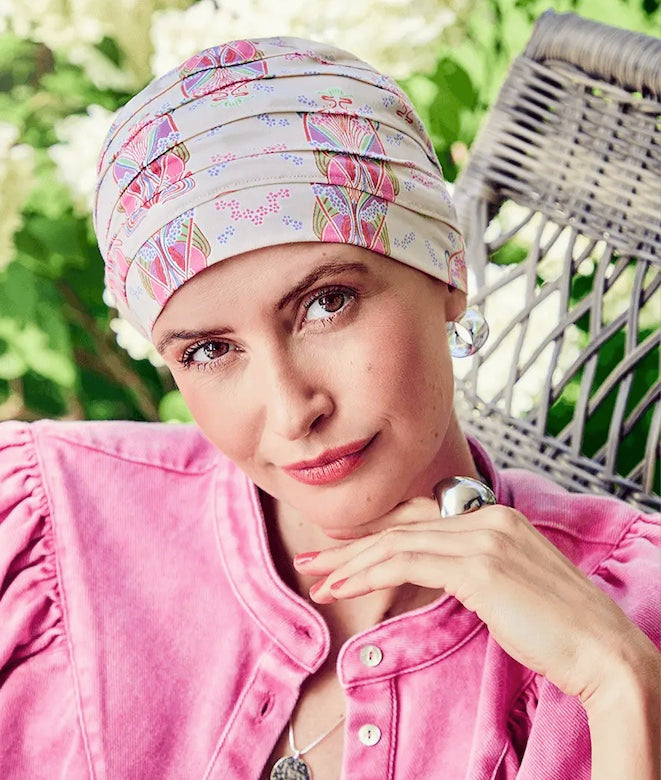 Turban chimio HocYoga Bambou Christine Headwear, coloris Pierre De Lune
