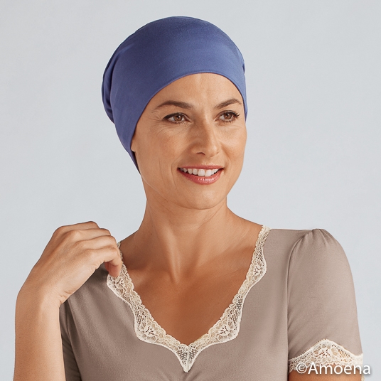 Bonnet de nuit Lavande Amoena - perte de cheveux cancer - Rose comme Femme