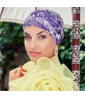 Bonnet chimio Collection Boho AMETHYSTE