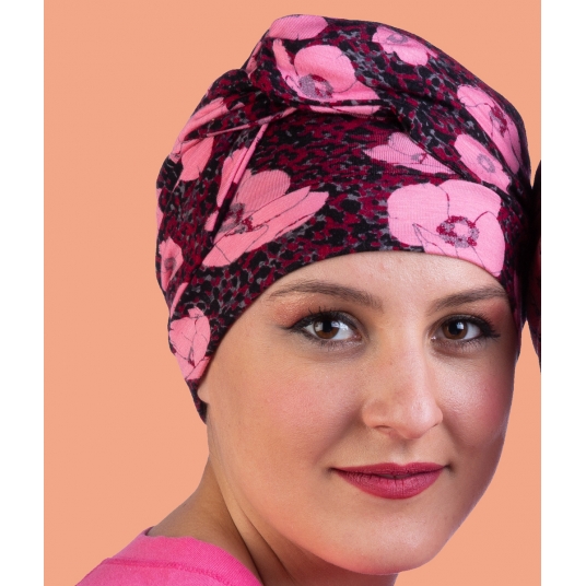 Bonnet chimio Bambou - Adèle Framboise