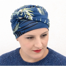 Bonnet chimio Bambou - Adèle bleuet