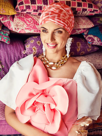 Bonnet chimio Boho Spirit Christine Headwear, coloris Roseberry