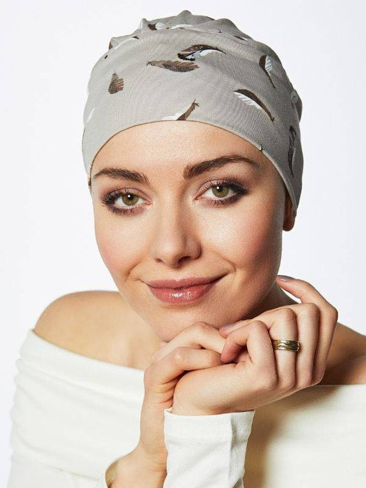 Bonnet Mia Sleep Cap de Gisela Mayer, doux et respirant, assure confort et maintien discret pendant la nuit, idéal pour alopécie.
