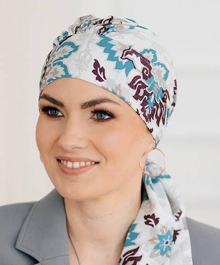 Bonnet chimio Miriam Douceur Lidia, pour chimiothérapie et alopécie