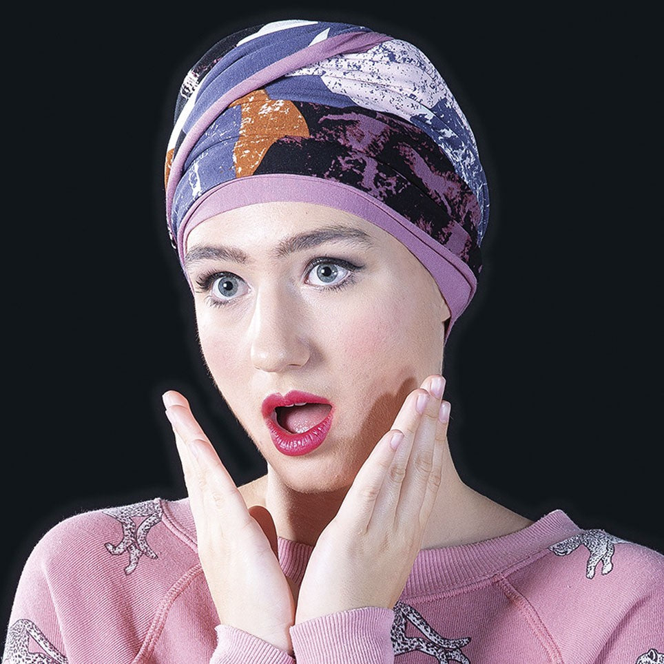 Bonnet chimio Nadia MM Paris, coloris Galaxy