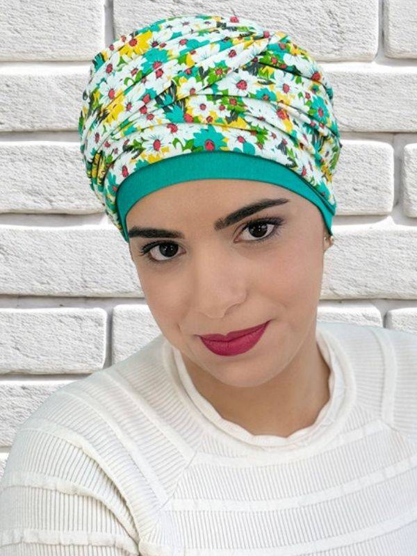 Bonnet chimio Nadia MM Paris, coloris Marguerite