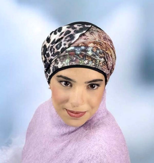 Bonnet chimio Nadia MM Paris, coloris Winston