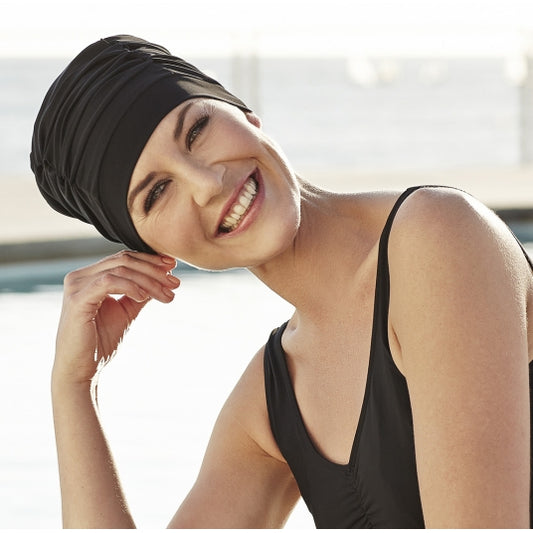 Black Swim Cap