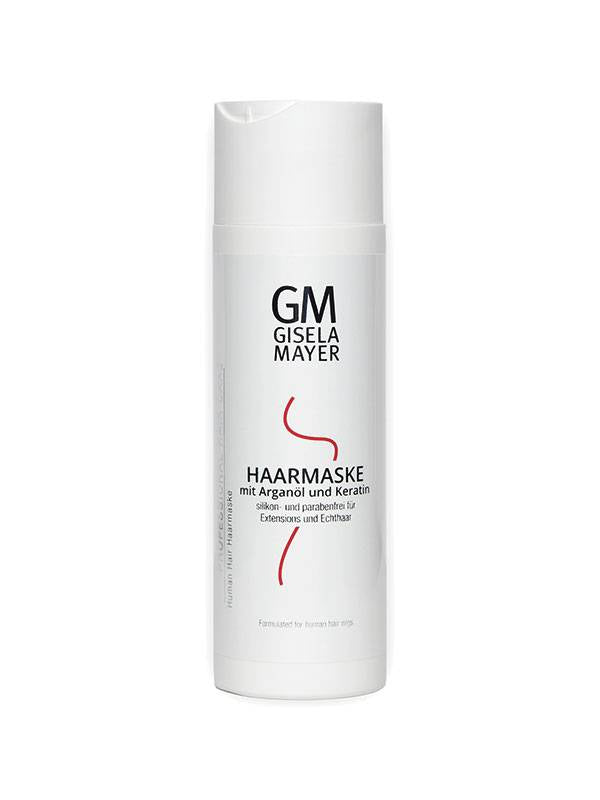Masque réparateur Gisela Mayer à l'huile d'argan pour perruque en cheveux naturels.