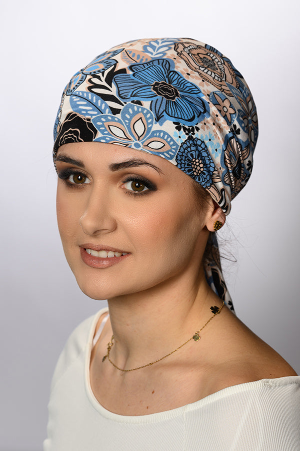 Melody Bambou Bleu Floral