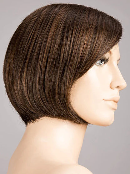 Perruque Amy Deluxe Ellen Wille, coloris Chocolate Mix, vue de profil