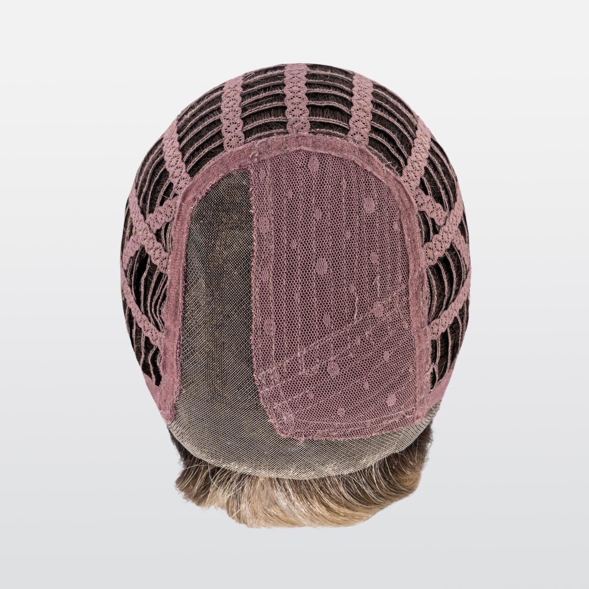 Perruque Casino Mono Ellen Wille, coloris Sandy Blonde Rooted, vue du dessus