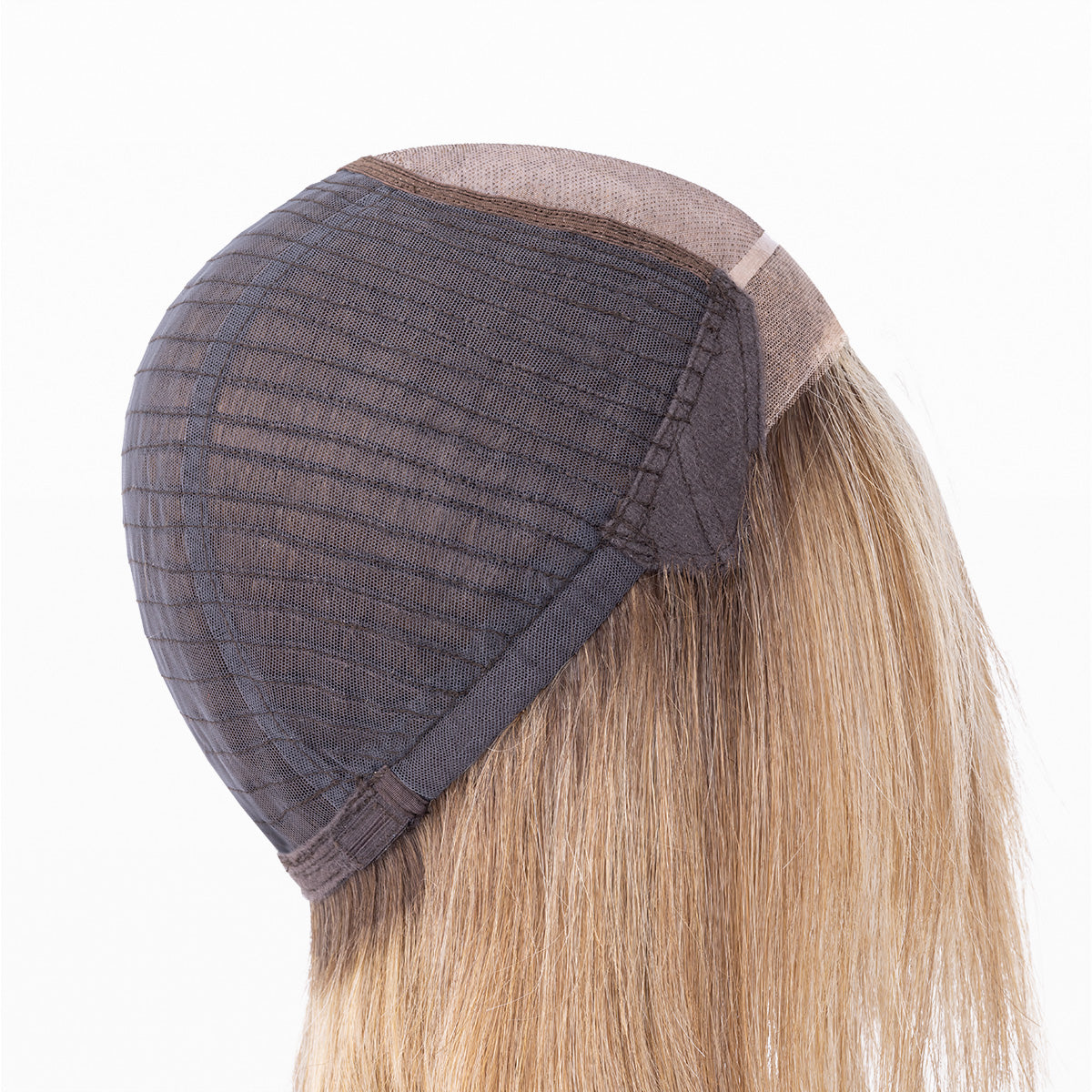 Perruque Catch Mono Ellen Wille, coloris Light Bernstein Rooted, vue de profil