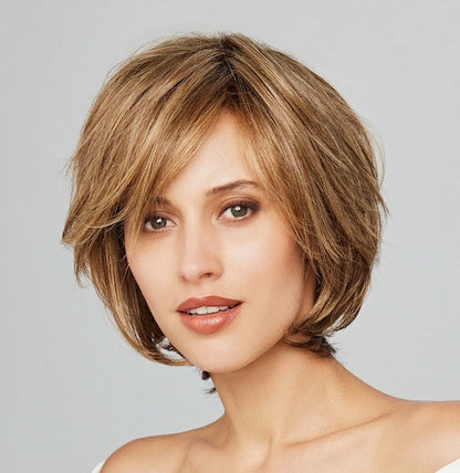 Perruque femme courte Duo Whitney Gisela Mayer en cheveux semi-naturels, coloris Toasted Sesame