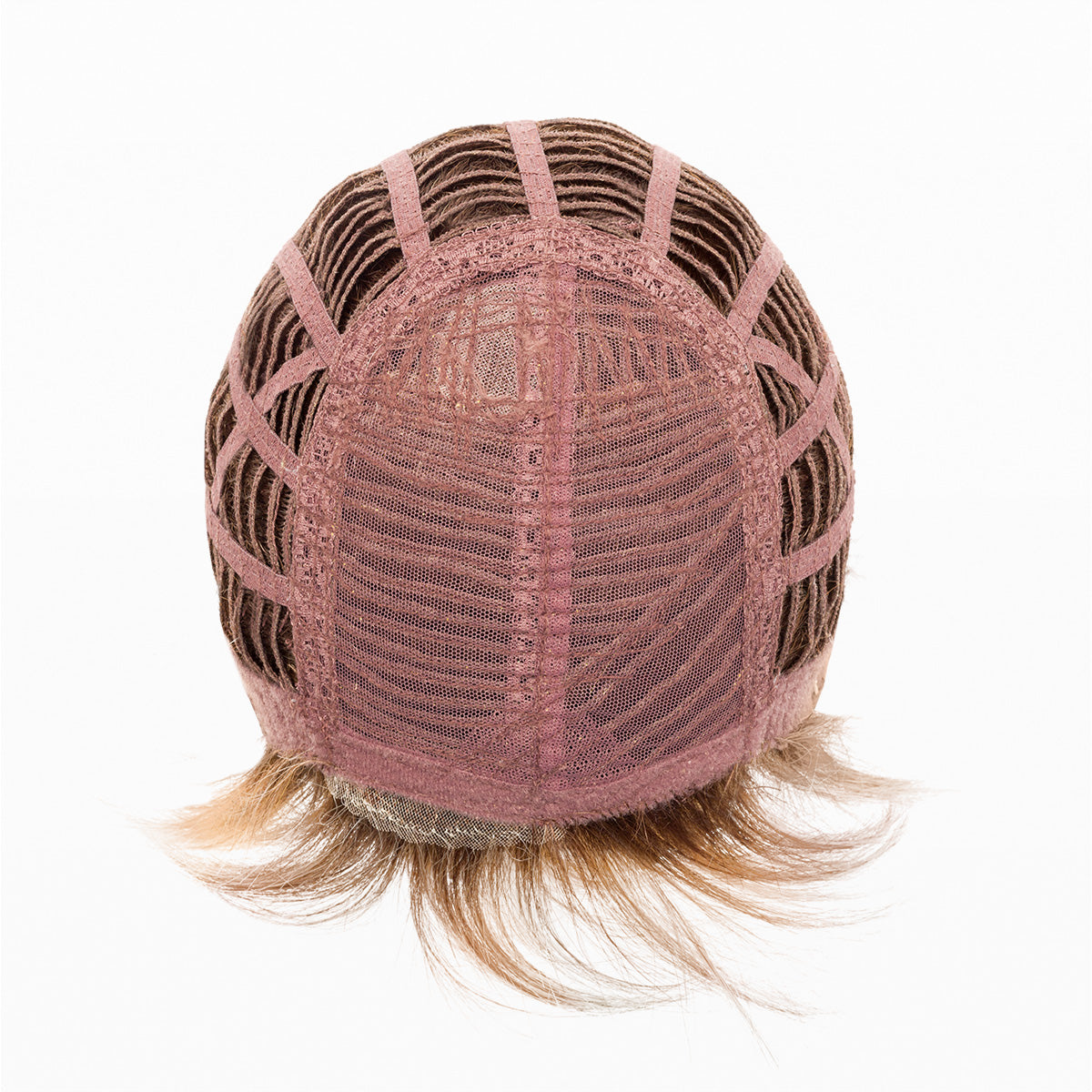 Perruque Elan Ellen Wille, coloris Sandy Blonde Rooted, vue du dessus