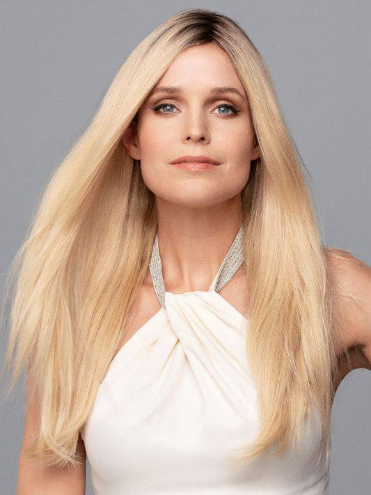 Perruque femme longue Energy HH Long Gisela Mayer en cheveux naturels, coloris Champagne Rooted