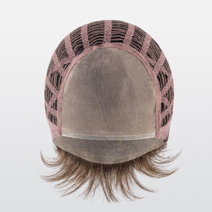 Perruque Foxy Mono Ellen Wille, coloris Tobacco Rooted, vue du dessus