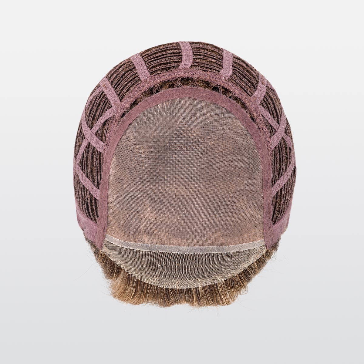 Perruque Girl Mono Large Ellen Wille, coloris Light Bernstein Rooted, vue du dessus