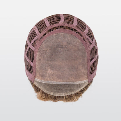 Perruque Girl Mono Large Ellen Wille, coloris Light Bernstein Rooted, vue du dessus