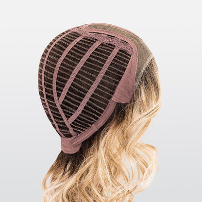 Perruque Heaven Mono Ellen Wille, coloris Pearl Blonde Rooted, vue de profil