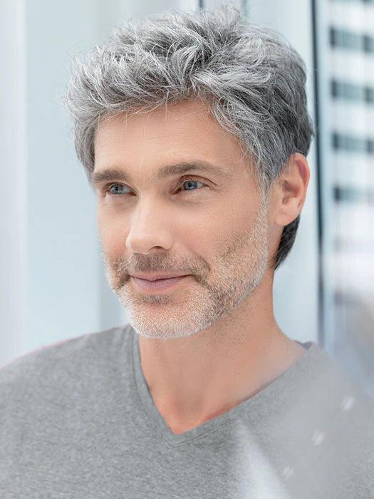 Perruque Justin Ellen Wille portée, vue de profil