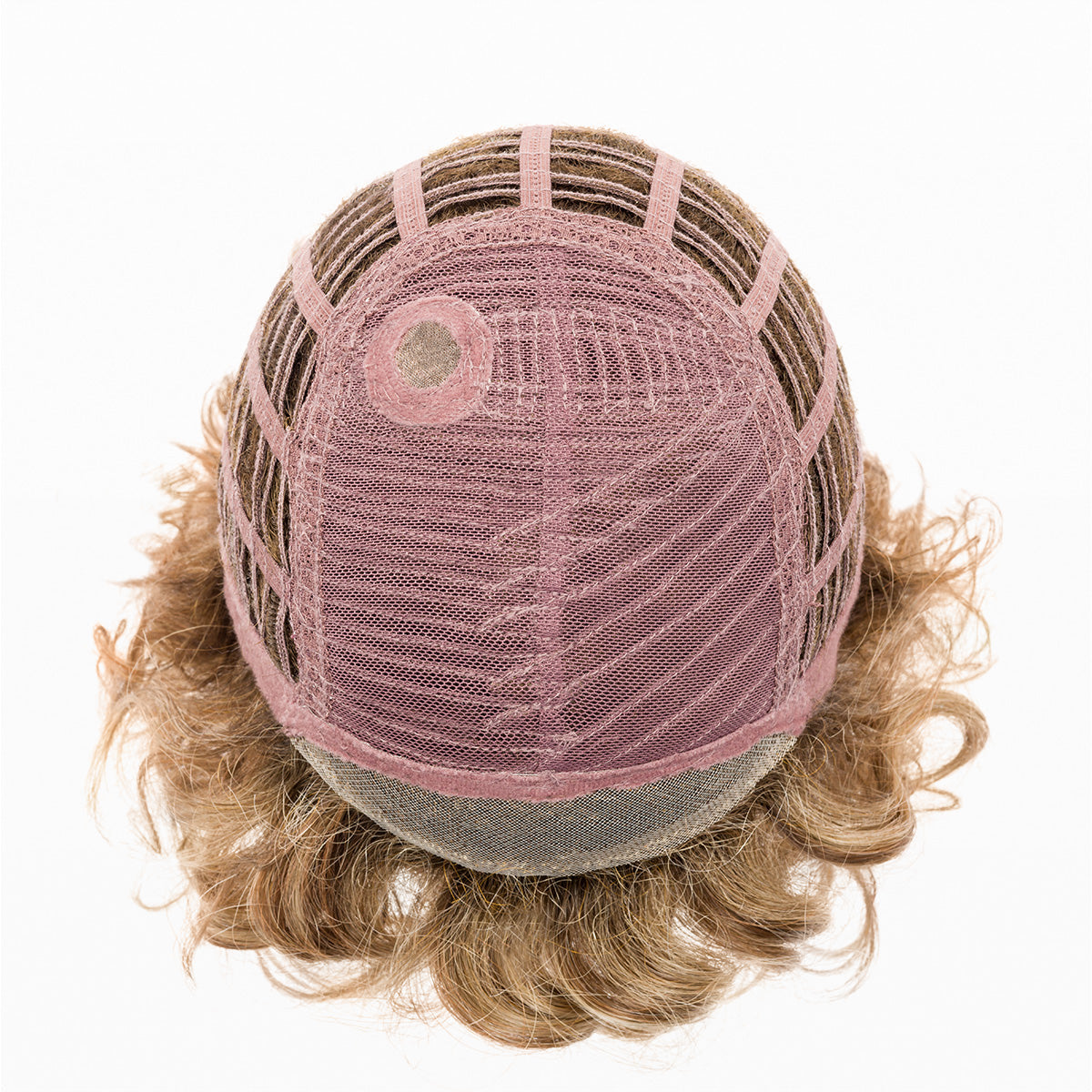 Perruque Loop Ellen Wille, coloris Tobacco Rooted, vue du dessus
