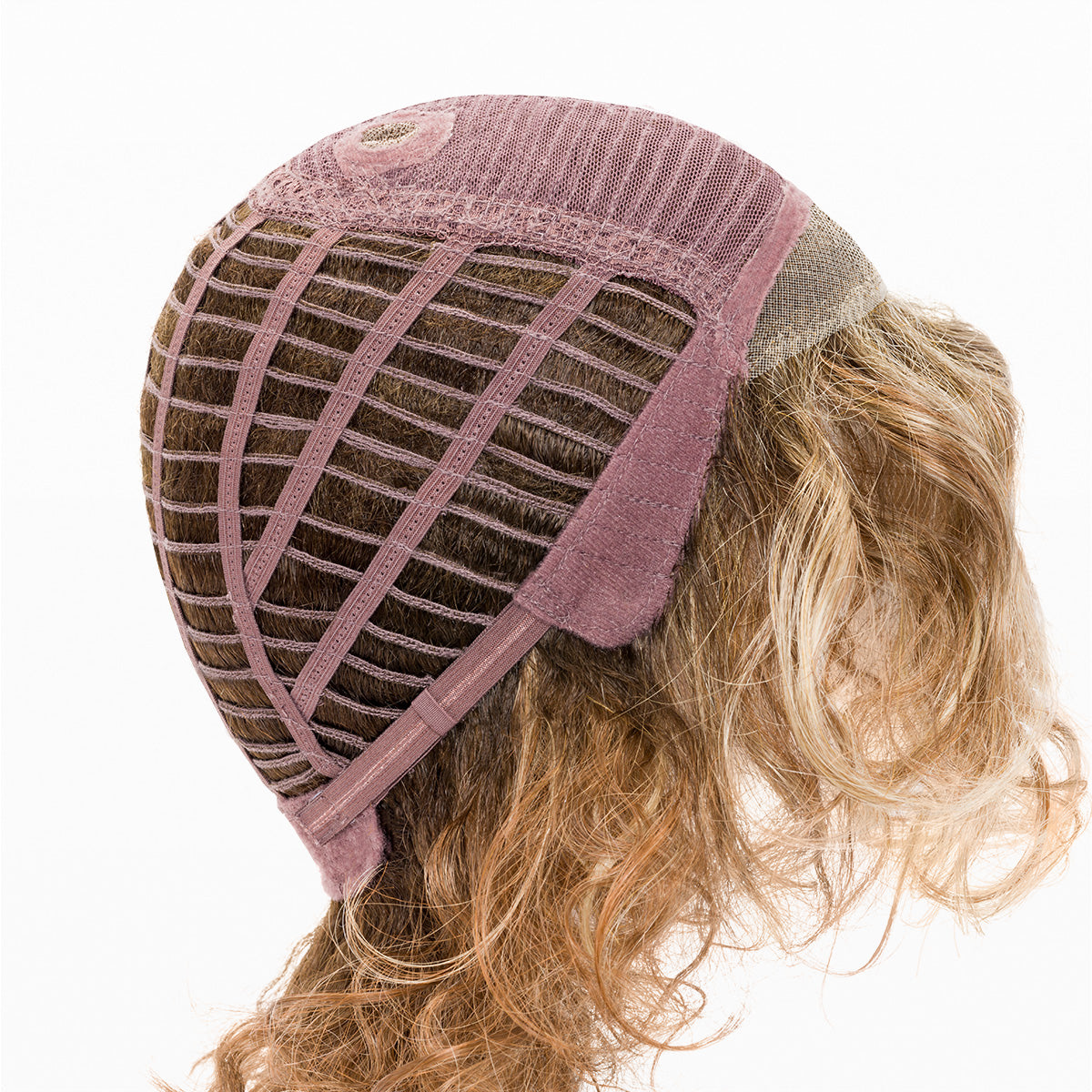 Perruque Loop Ellen Wille, coloris Tobacco Rooted, vue de profil
