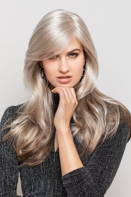 Perruque Power Lace Gisela Mayer, coloris Silver Blond