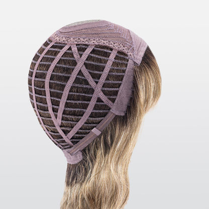 Perruque Pretty Ellen Wille, coloris Bernstein Rooted, vue de profil