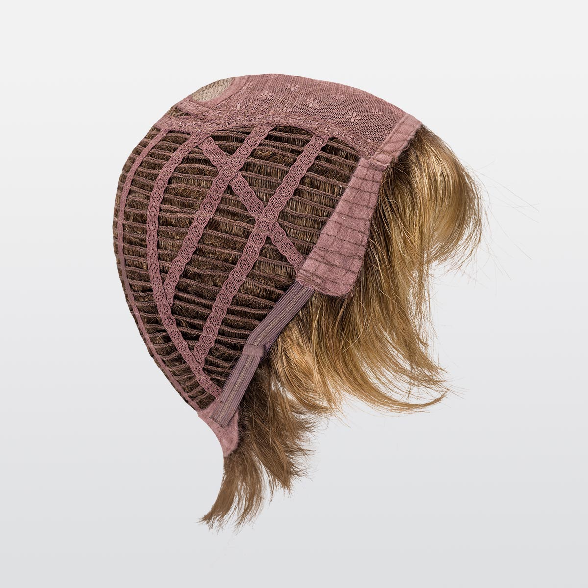 Perruque Sky Ellen Wille, coloris Tobacco Rooted, vue de profil