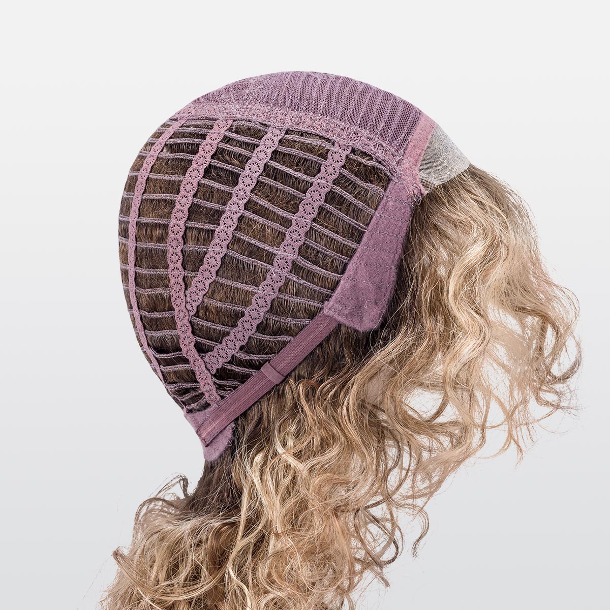 Perruque Storyville Ellen Wille, coloris Bernstein Rooted, vue de profil