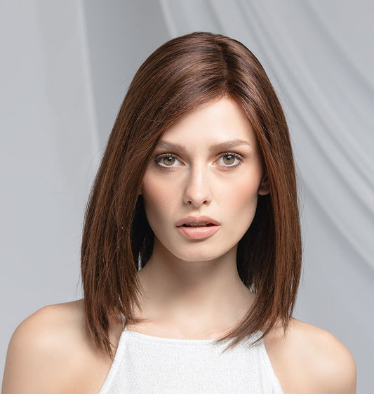 Perruque femme mi-longue Trinity Plus Ellen Wille en cheveux naturels, coloris Dark Chocolate Mix
